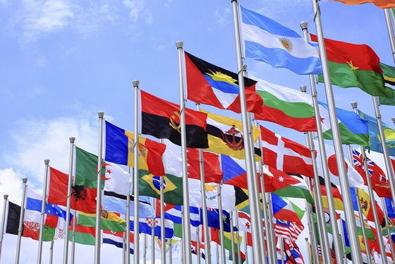 Θαυμάσιες όλες οι παγκόσμιες χώρες σημαιοστολίζουν 3X5FT υλικό 100 πολυεστέρα