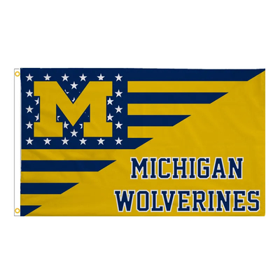Υψηλός - ποιότητα 3x5ft σημαίες αδηφάγων Πανεπιστήμιο του Michigan CAA