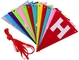 Διακοσμητικές σημαίες Eco σειράς σημαιών - φιλικό θέμα γενεθλίων ζωηρόχρωμο για το κόμμα προμηθευτής