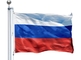Προωθητικές σημαίες πολυεστέρα συνήθειας, εθνική σημαία 90*150cm 100D Ρωσία προμηθευτής