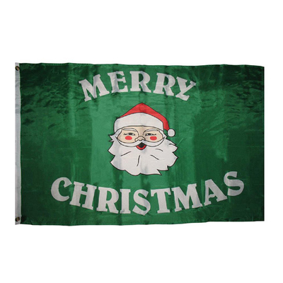 YAOYANG πλήρης σημαία 3x5 Χαρούμενα Χριστούγεννας σημαιών πολυεστέρα συνήθειας χρώματος