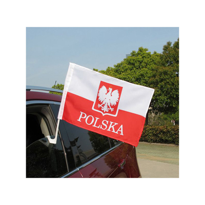 Σαφείς σημαίες χώρας αυτοκινήτων σημαιών αυτοκινήτων εξάχνωσης πολυεστέρα με τον κάτοχο
