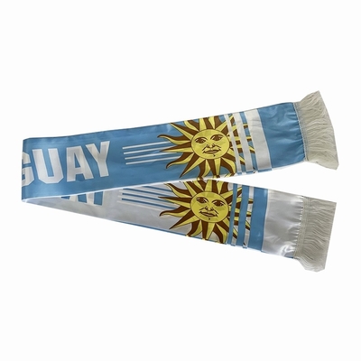 Μαντίλι ποδοσφαίρου Yaoyang Ουρουγουάη μαντίλι τυπωμένων υλών εθνικών σημαιών συνήθειας