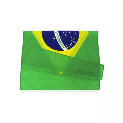 Υψηλός - σημαίες της Βραζιλίας ποιοτικής συνήθειας 3x5Ft σημαίες πολυεστέρα 100D