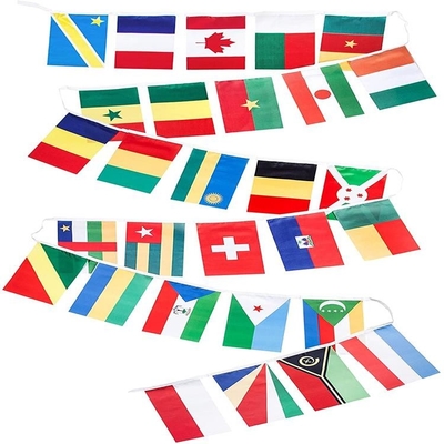 68D / 100D σημαία 10x15cm σειράς πολυεστέρα διεθνείς σημαίες σειράς μεγέθους συνήθειας