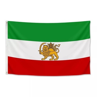 100D παγκόσμια σημαία 3x5ft συνήθειας υφάσματος πολυεστέρα γρήγορη παράδοση σημαιών 48h