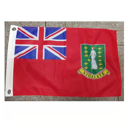 ναυτική σημαία στρόφιων ορείχαλκου χρώματος Pantone σημαιών βαρκών συνήθειας 30x45cm